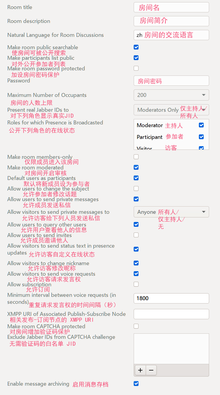 全部频道配置